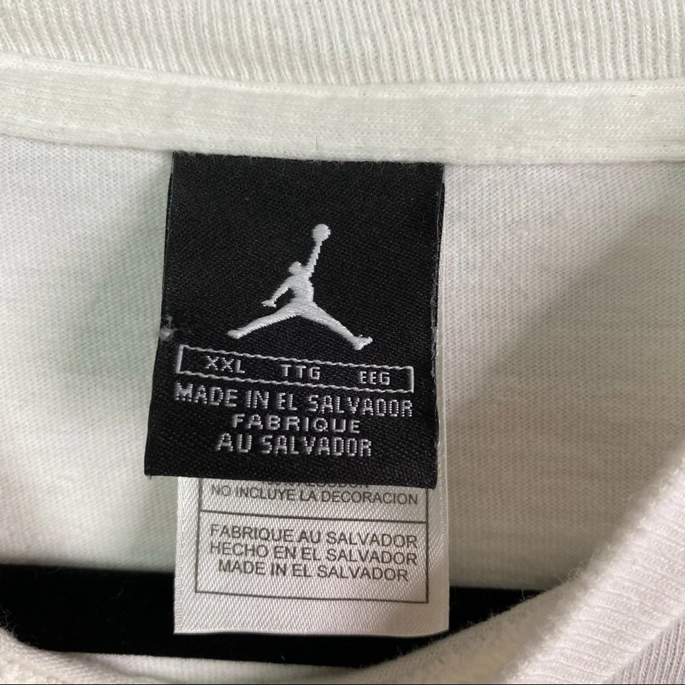 Nike Air Jordan Vintage History Of Sneaker Tshirt 20th Anniversary 2005 XXL